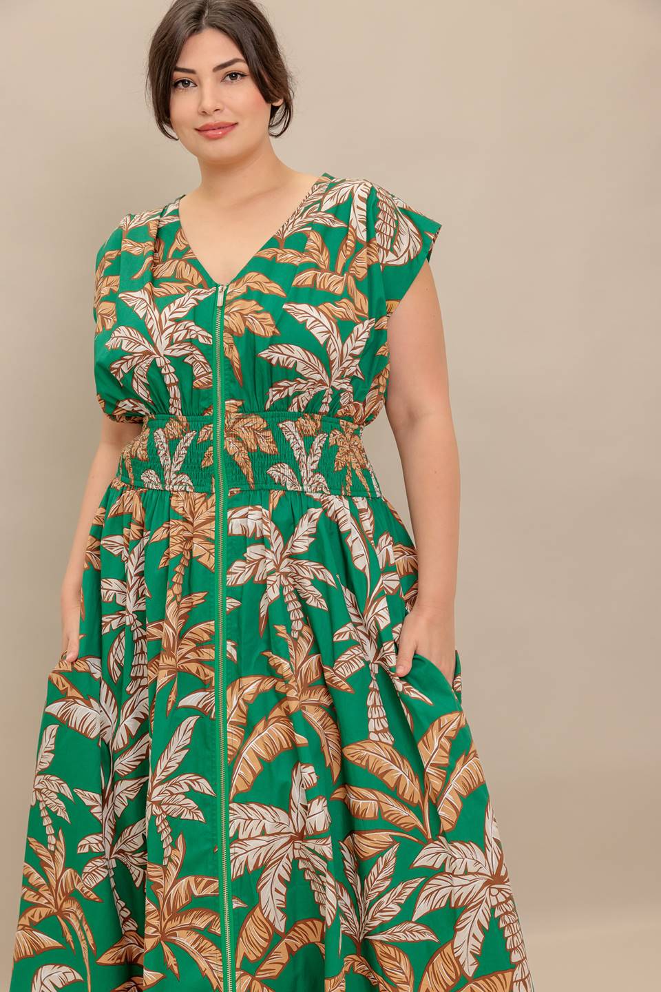 Positano midi dress