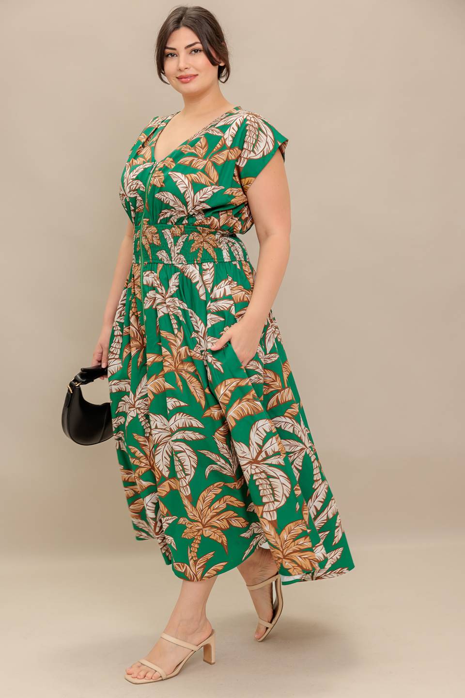 Positano midi dress