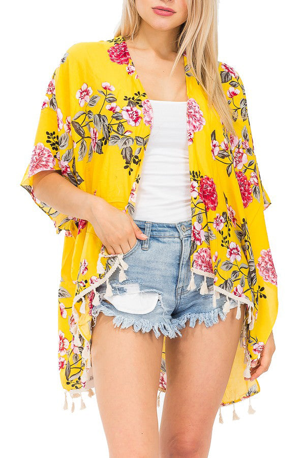 Crochet Trimming Kimono