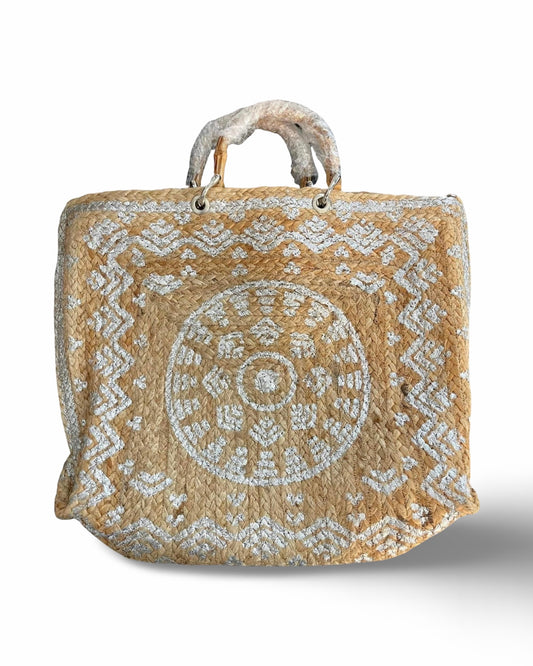 Bambu Handbag Silver