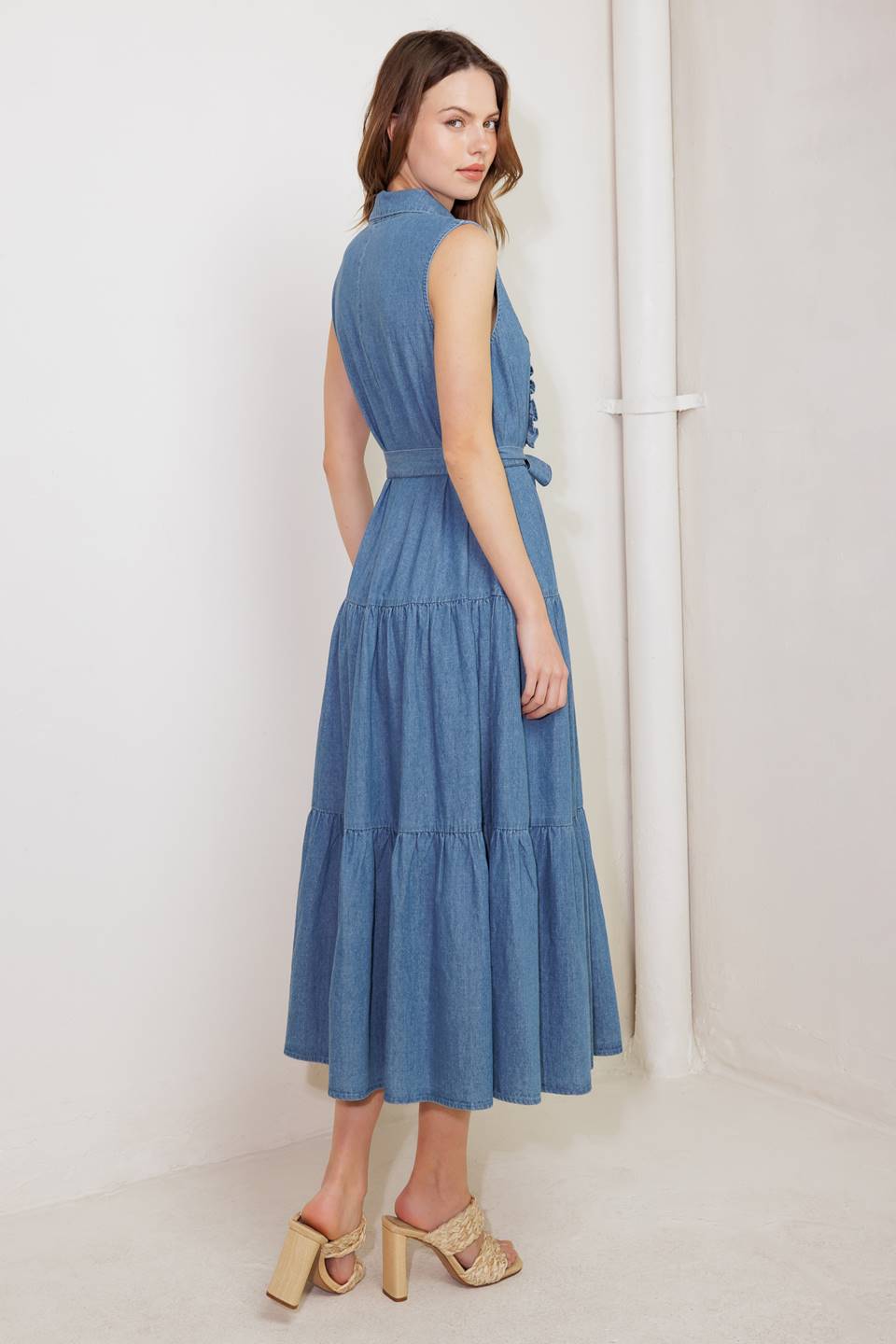 Blue Luxe Maxi Dress