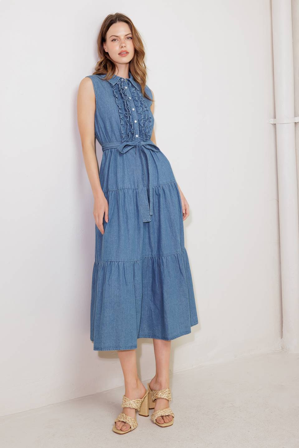 Blue Luxe Maxi Dress