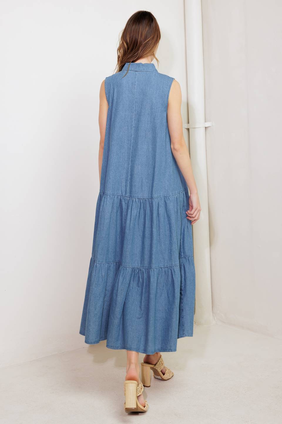 Blue Luxe Maxi Dress