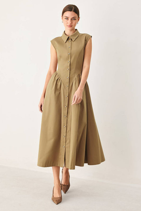 Latte Midi Dress