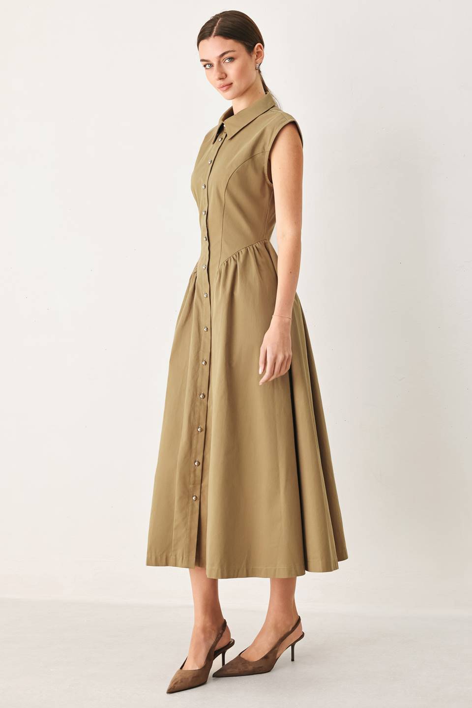Latte Midi Dress