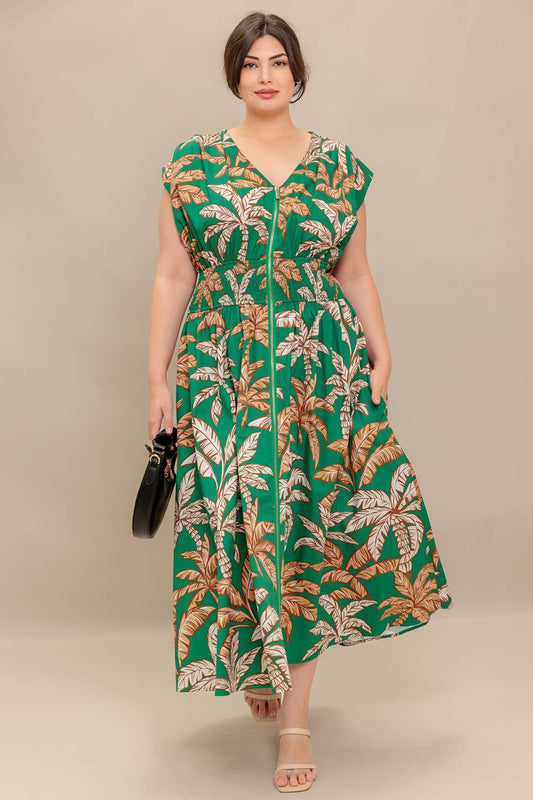 Positano midi dress