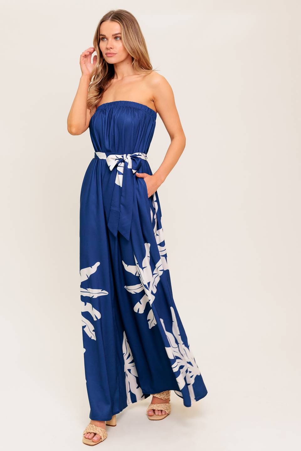 Cuba Blue Jumpsuit