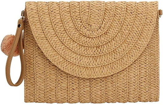 Envelope Straw Bags